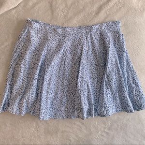 Floral Skirt with petite floral pattern ~ size Large (12-14)